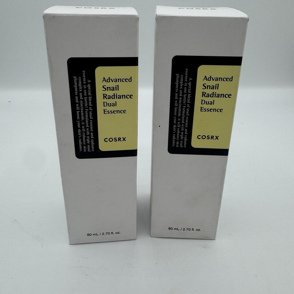 CORSX Advanced Snail Radiance Dual Essence, 2.70 fl oz LOT OF 2 Made in KOREA‎